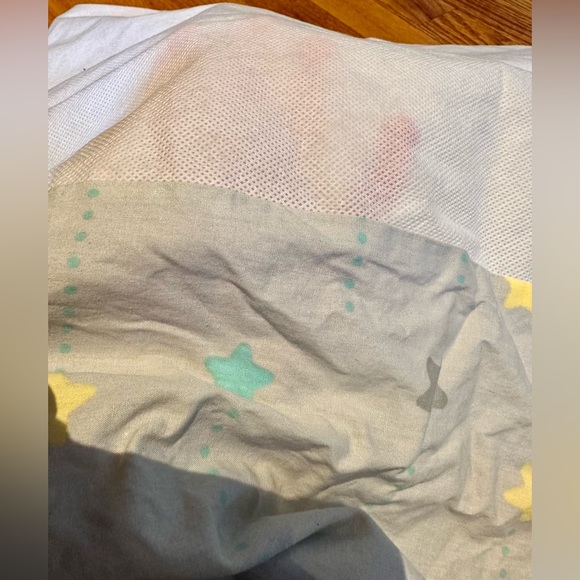 Crib bedding Set baby blanket skirt sheet elephant gray - Picture 5 of 6